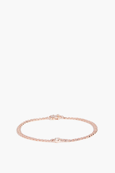 EF Collection Bracelets Diamond Sari Bracelet in 14k Rose Gold EF Collection Diamond Sari Bracelet in 14k Rose Gold