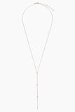 EF Collection Necklaces Diamond Callae Lariat in 14k Yellow Gold