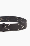 Isabel Marant Belts Telly Belt in Black/Silver Isabel Marant Telly Belt in Black/Silver