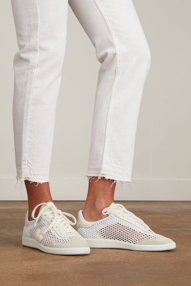 Isabel Marant Low Top Sneakers Bryce Mesh Sneaker in White Isabel Marant Bryce Mesh Sneaker in White