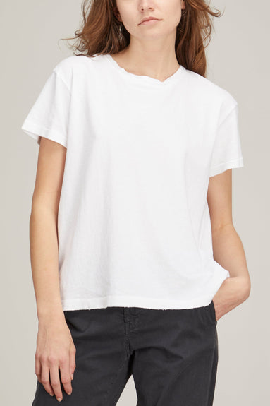 Nili Lotan Tops Brady Tee in White Nili Lotan Brady Tee in White